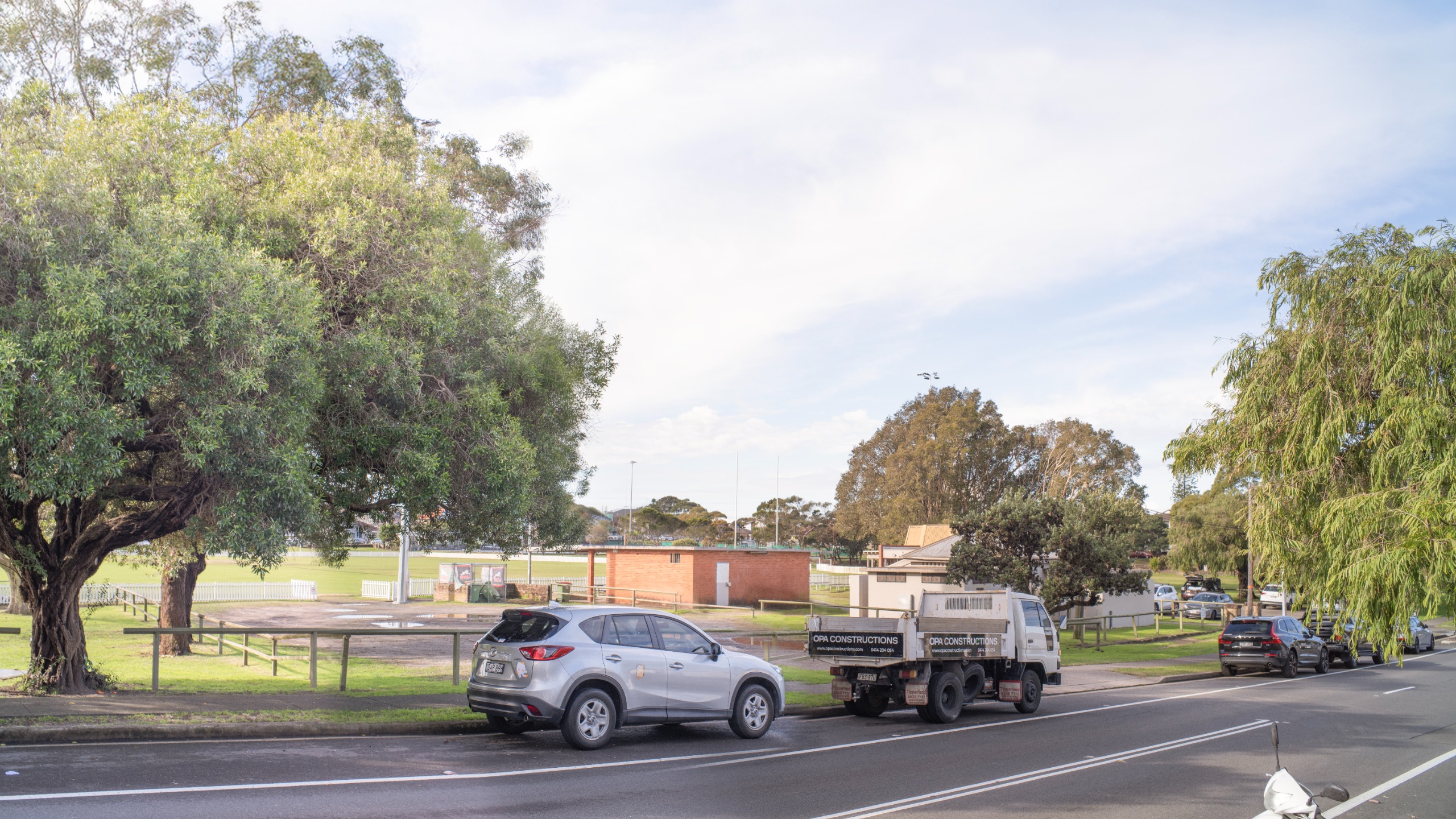 Current amenities - view from Snape Street