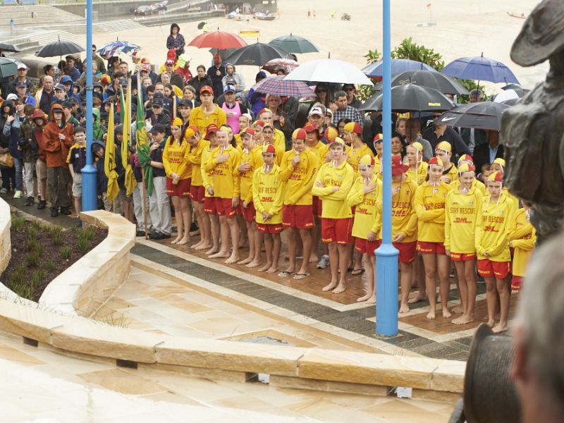 Fallen Lifesavers Memorial official opening 27 April 2014