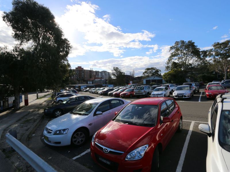 Kingsford site of proposed multi-storey car park