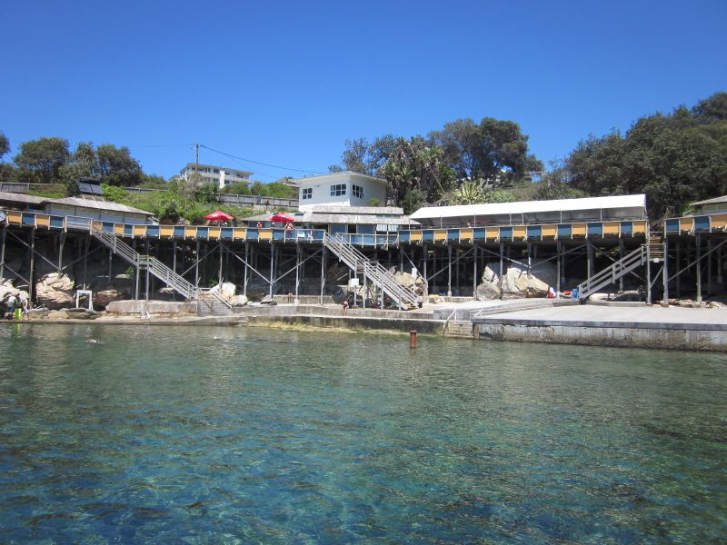 Restoration works at Wylies Baths, Coogee.