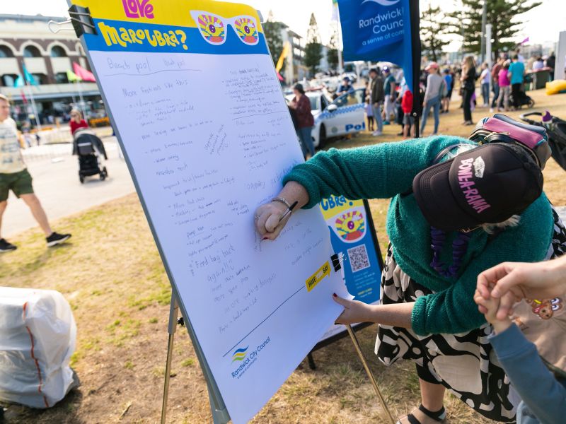 Capturing young voices at Beach Breaks, Maroubra