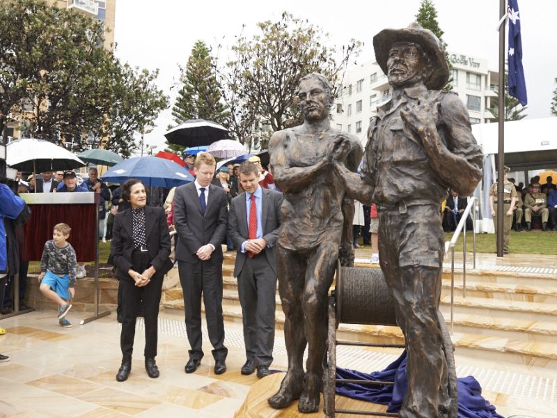 Fallen Lifesavers Memorial official opening 27 April 2014