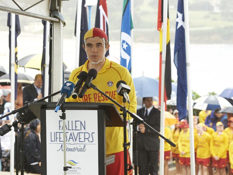 Fallen Lifesavers Memorial official opening 27 April 2014