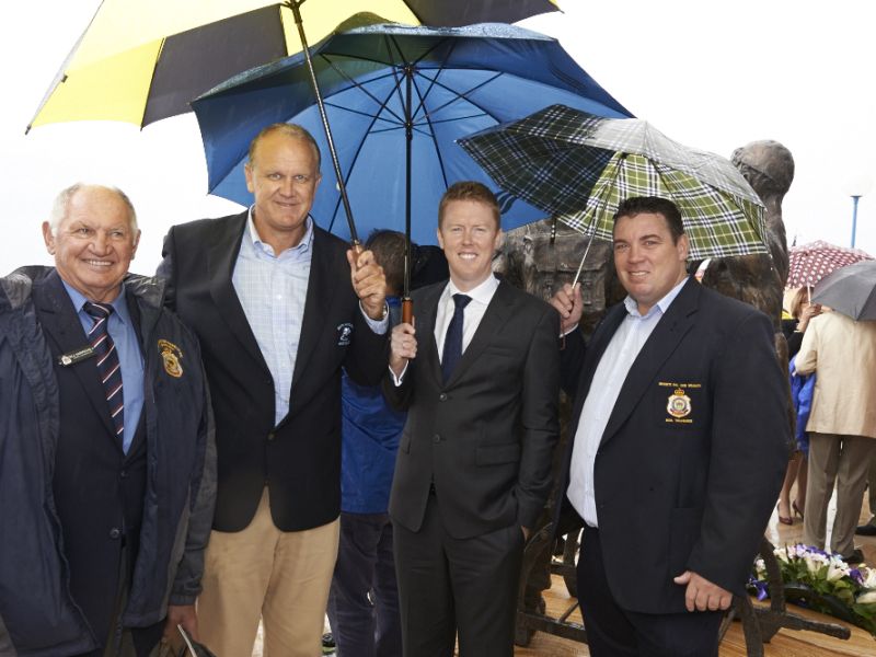 Fallen Lifesavers Memorial official opening 27 April 2014