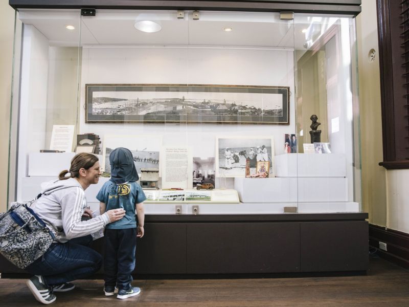 Display at the La Perouse Museum