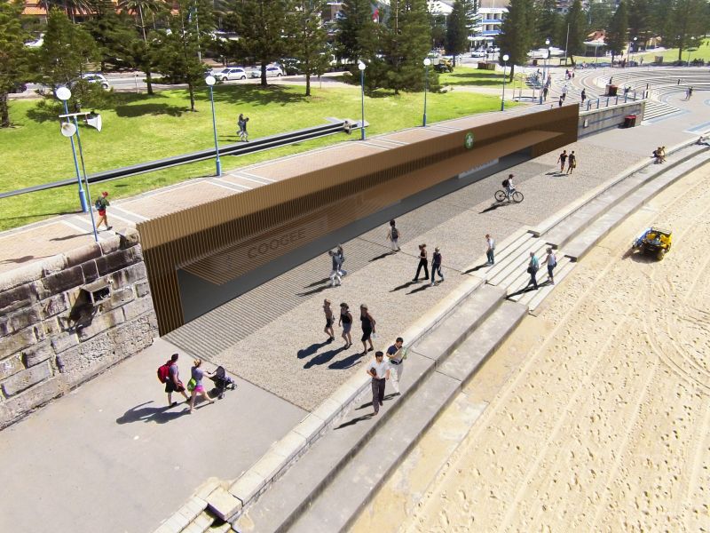 New toilets at Coogee Beach
