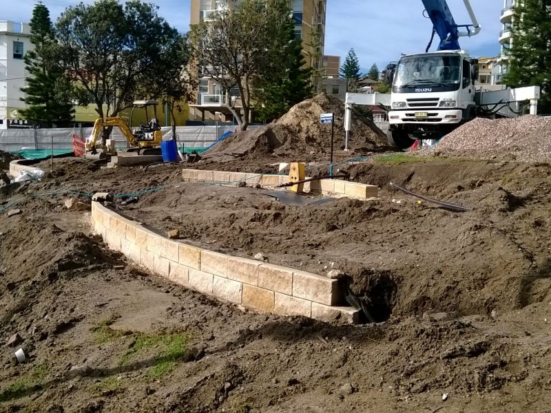 Construction of Fallen Lifesavers Memorial