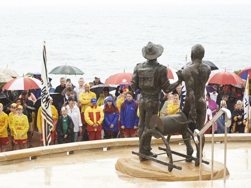 Fallen Lifesavers Memorial official opening 27 April 2014