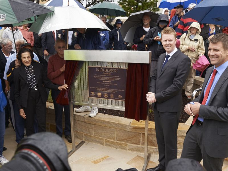 Fallen Lifesavers Memorial official opening 27 April 2014