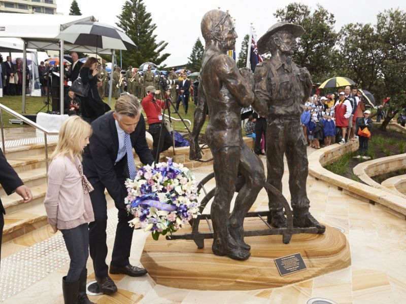 Fallen Lifesavers Memorial official opening 27 April 2014